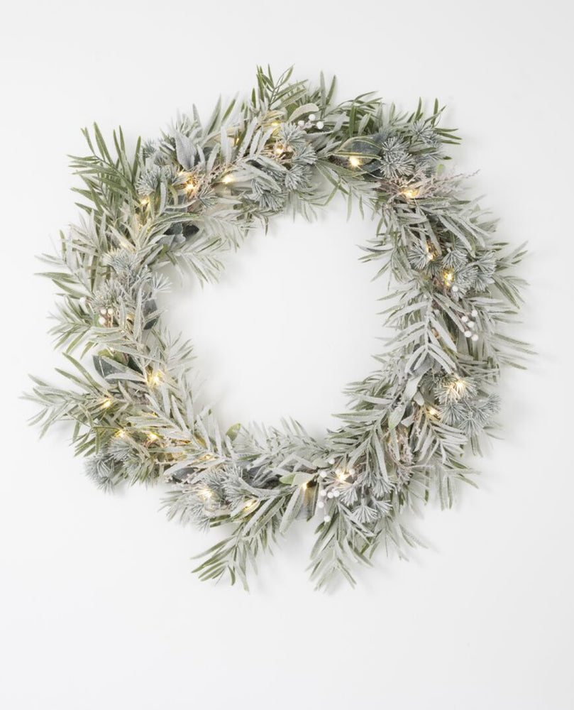 
                  
                    Native Wreath LED w Berries Frosty - Large
                  
                