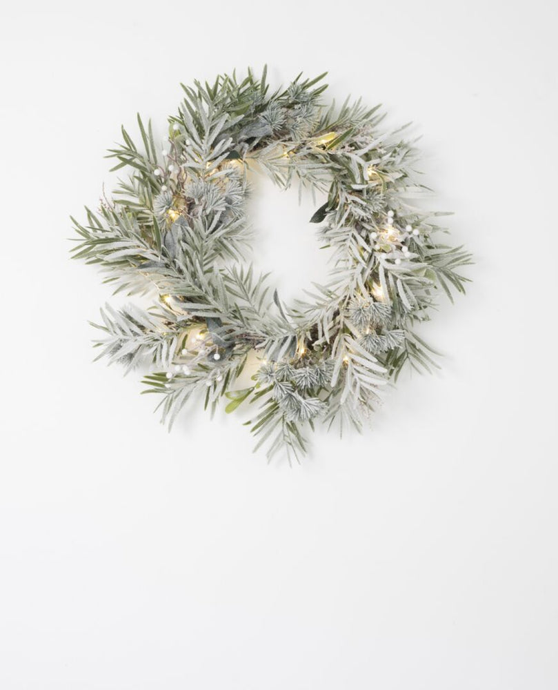
                  
                    Native Wreath LED w Berries Frosty - Small
                  
                