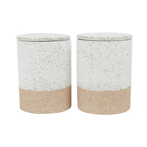 
                  
                    Canisters - Set of 2 White
                  
                