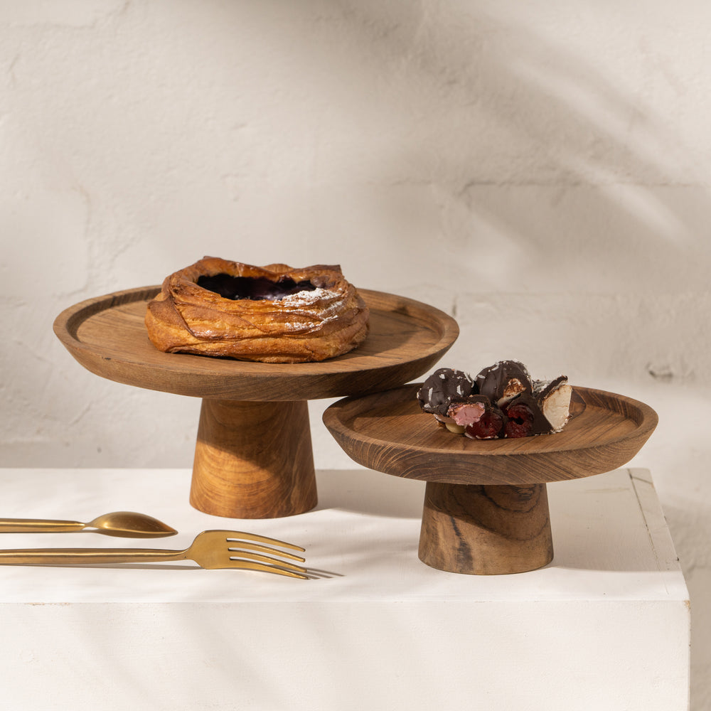 
                  
                    Jali Wooden Cake Stand - Small
                  
                